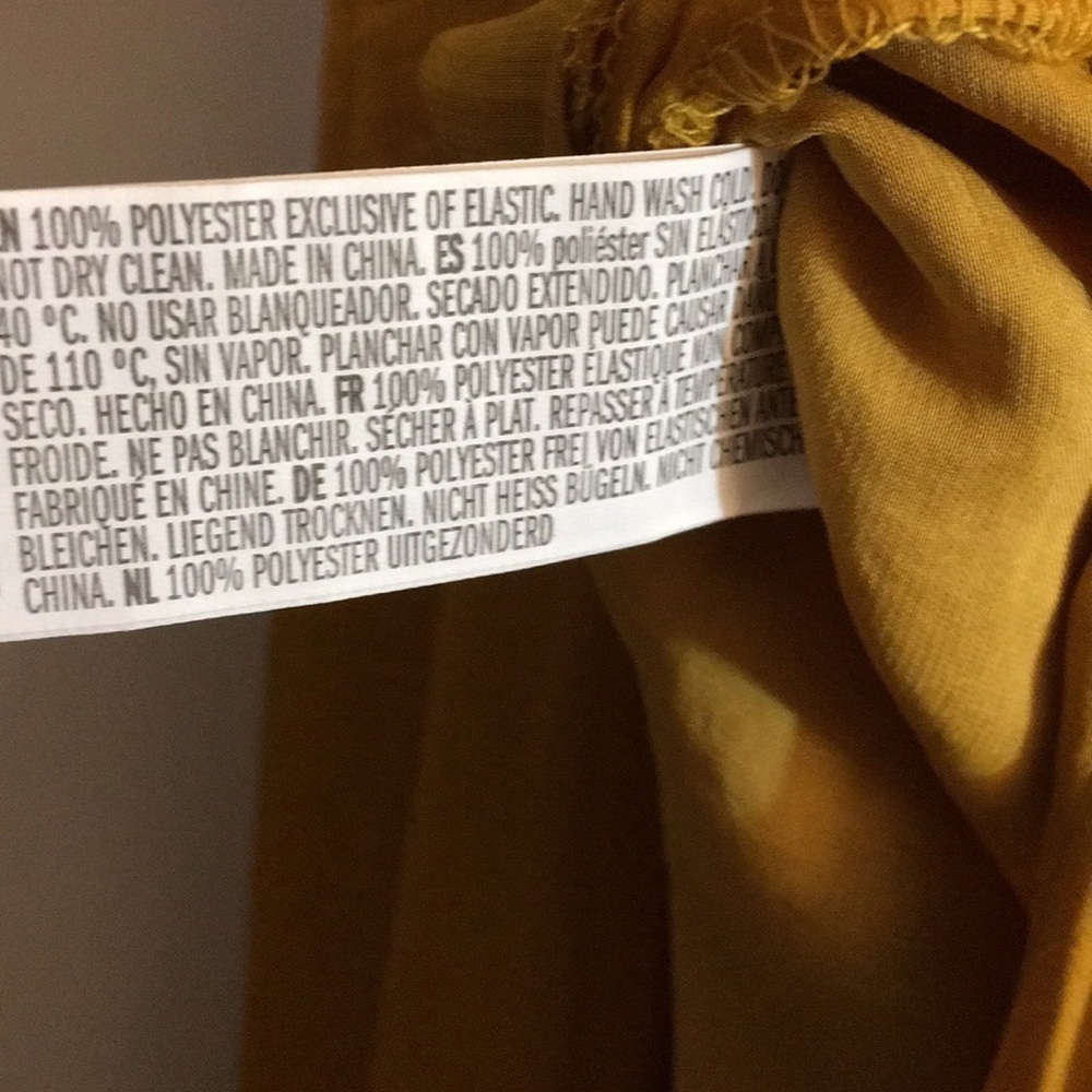HP💋New Mustard Yellow Dress Forever 21 Sexy Small - Picture 6 of 6